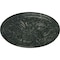 Ekena Millwork Wakefield Ceiling Medallion (Canopies up to 3 5/8"), 11 3/4"OD x 1 1/4"P, Painted Turtle Crackle CM11WAPTC - alternate 2